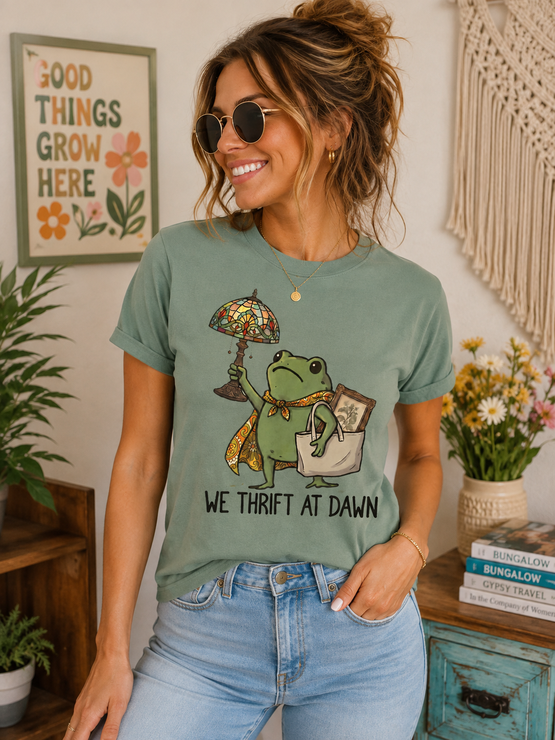 We Thrift at Dawn | Adult DTF Transfer | Ready to Press