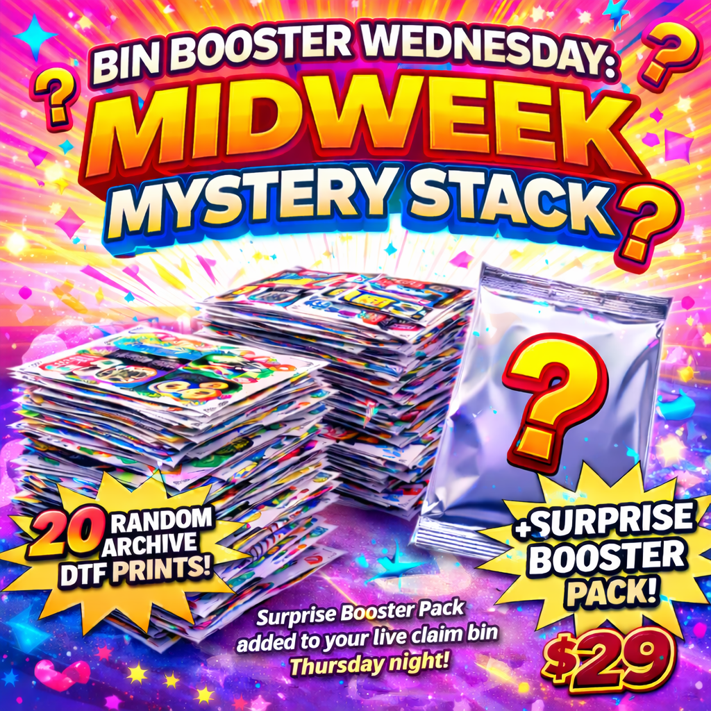 Bin Booster Wednesday: Midweek Mystery Stack | 20 Prints + Surprise Booster