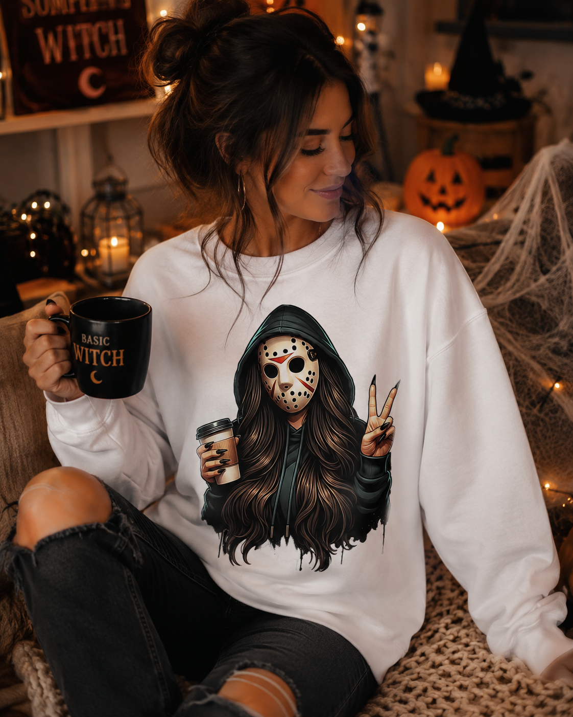 Coffee & Chaos | Adult DTF Transfer | Ready to Press