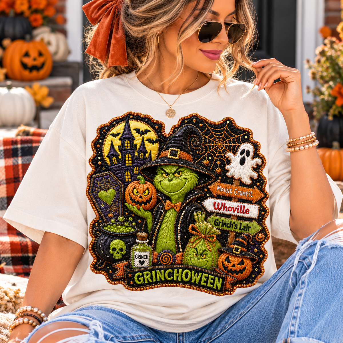 Grinchoween | Adult DTF Transfer | Ready to Press