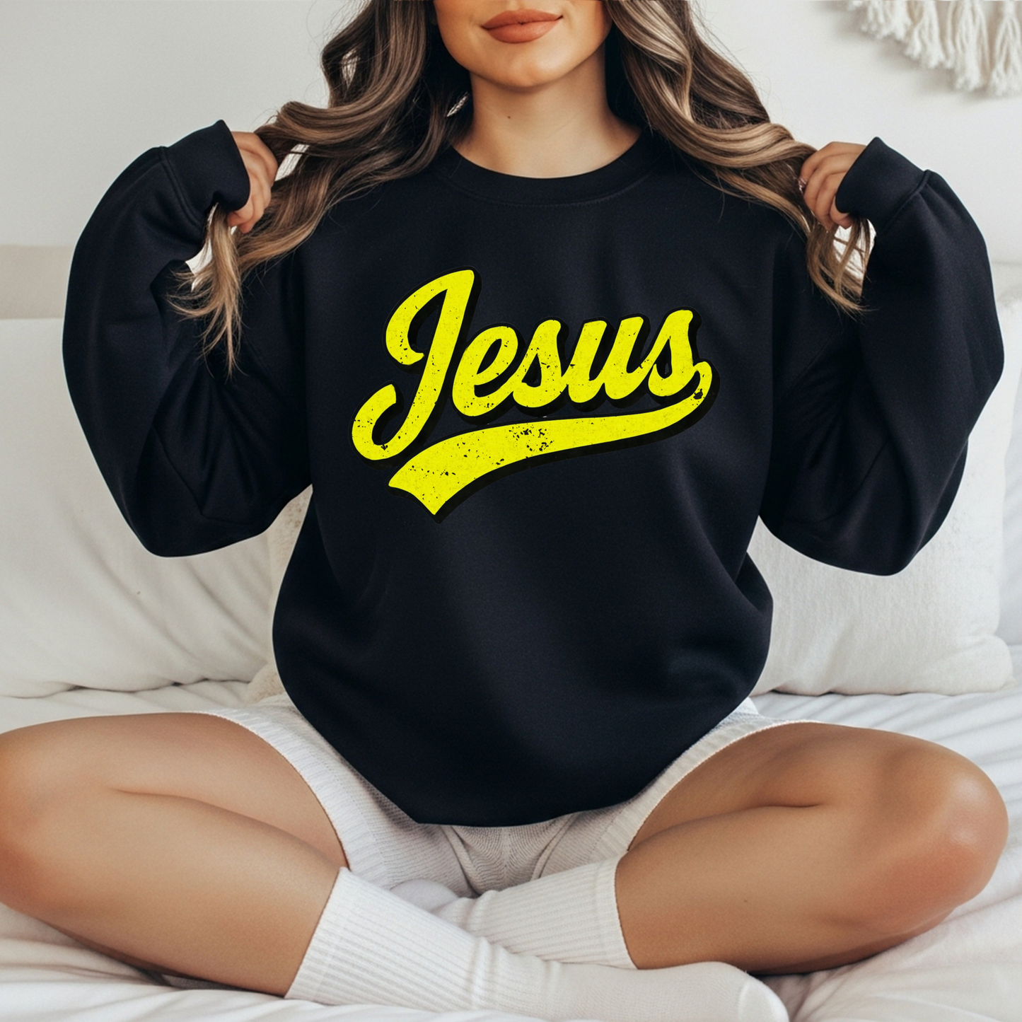 Jesus Script | Adult DTF Transfer | Ready to Press