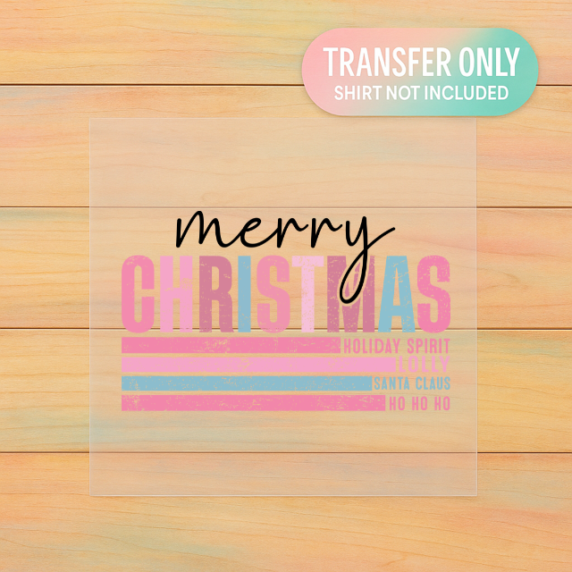 Vintage Christmas | Adult DTF Transfer | Retro Holiday Ready to Press