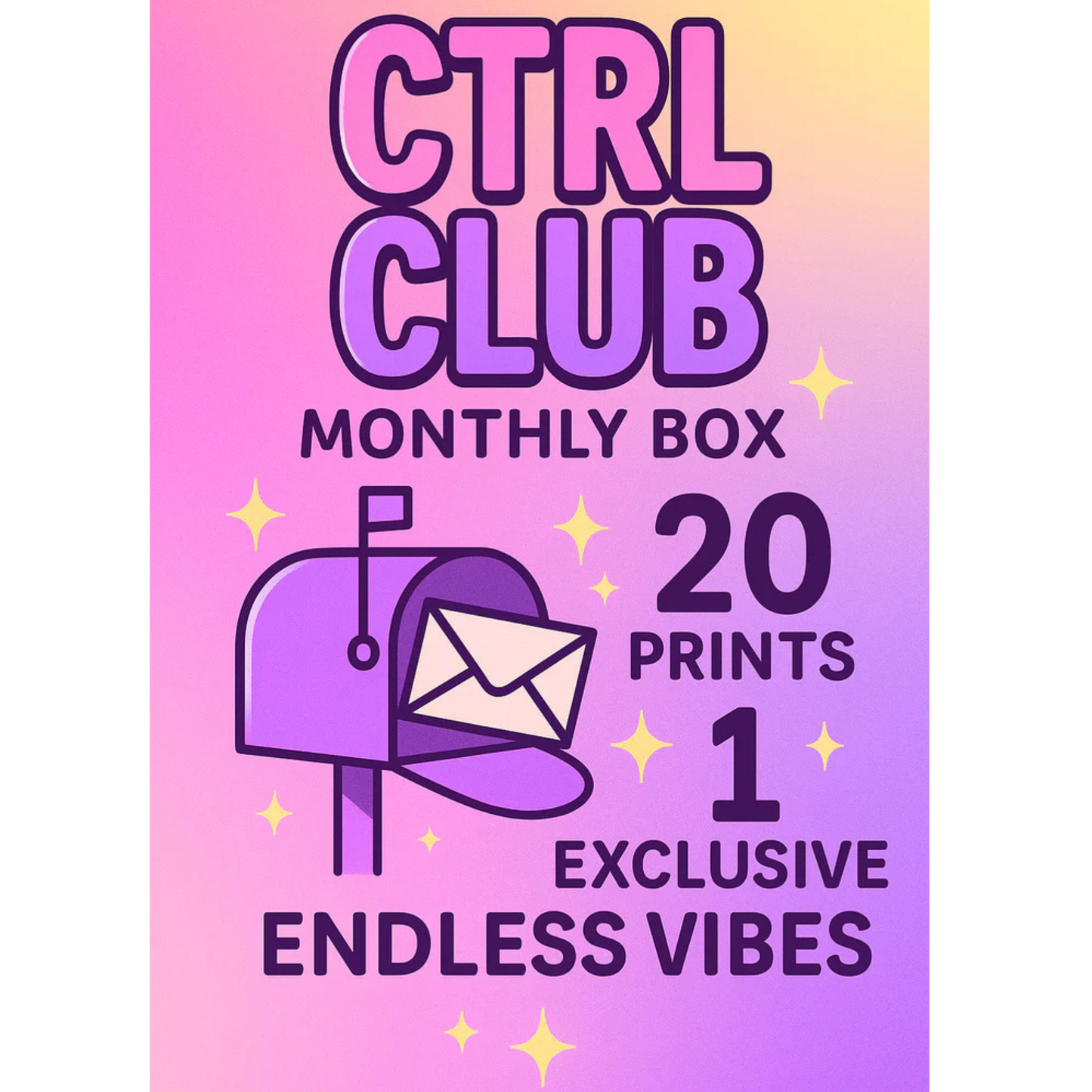 CTRL Club Monthly DTF Box | Subscription