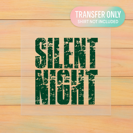 Silent Night | Adult DTF Transfer | Ready to Press