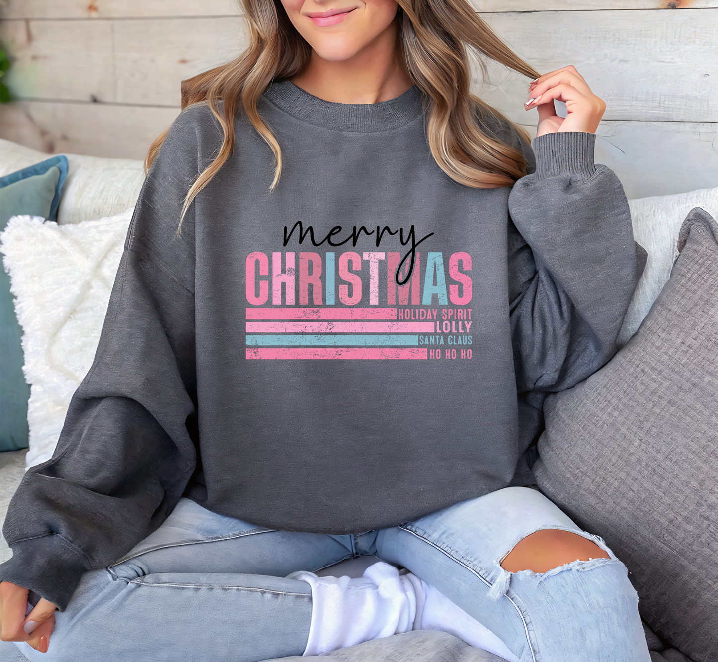 Vintage Christmas | Adult DTF Transfer | Retro Holiday Ready to Press