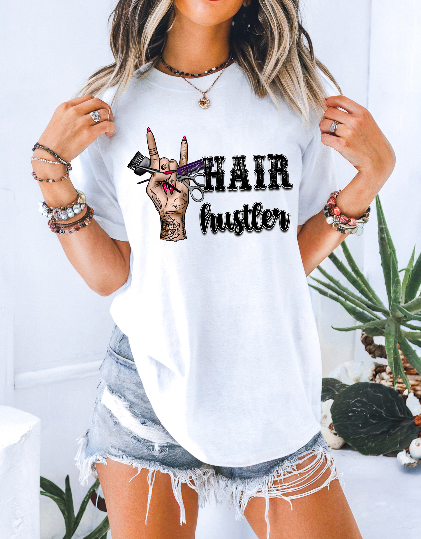 Hair Hustler | Stylist Life DTF Transfer | Ready to Press