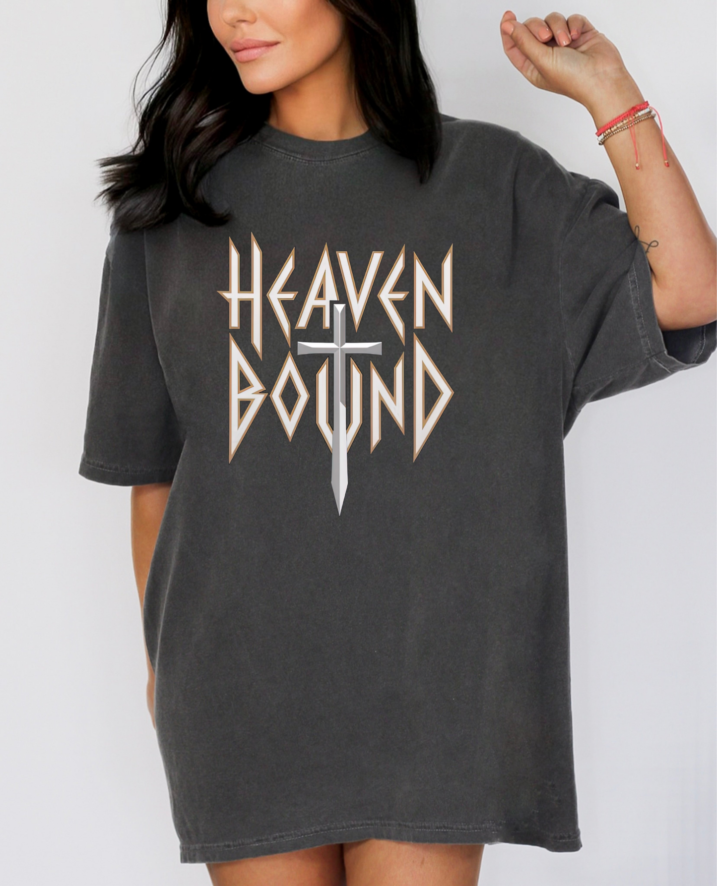Heaven Bound DTF Transfer | Christian Faith Religious Heat Transfer | Adult Ready to Press