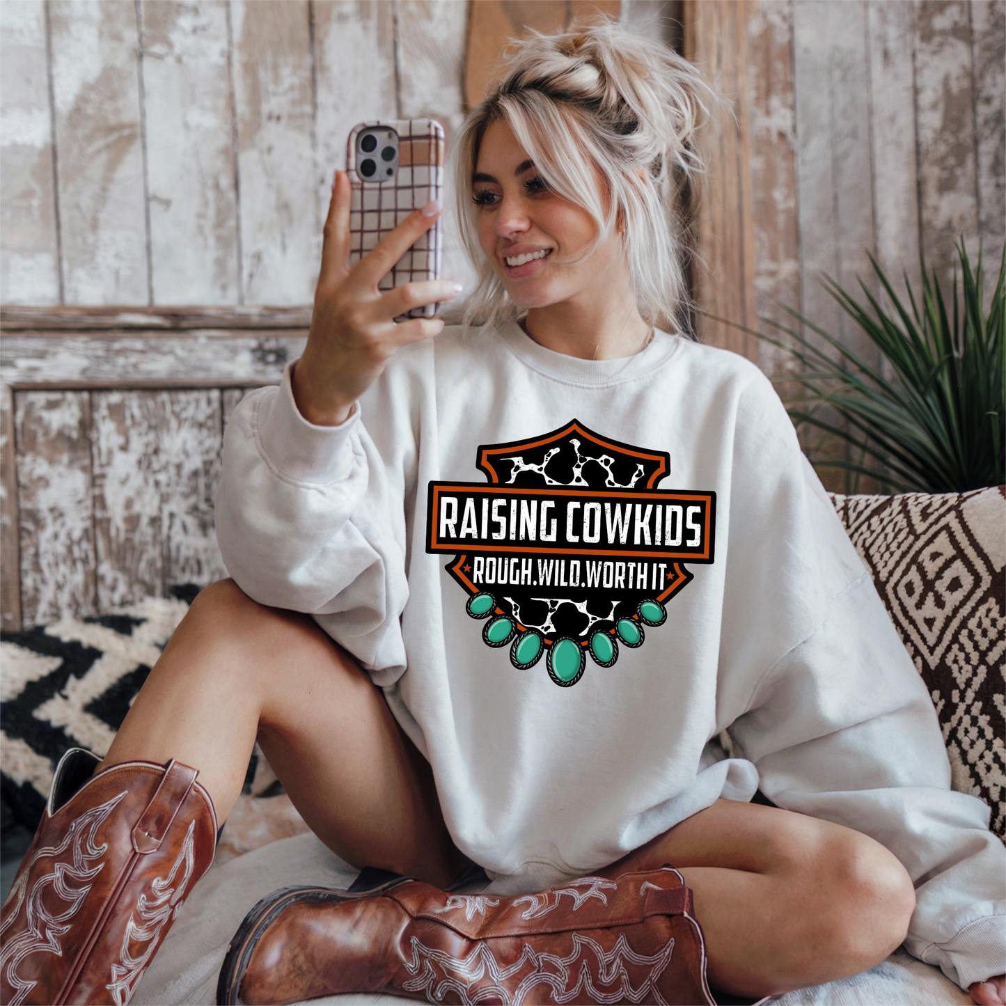 Raising Cowkids | Adult DTF Transfer | Ready to Press