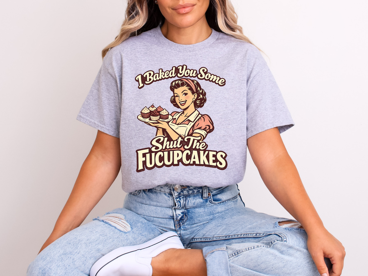 Vintage Baking Humor Graphic | Adult DTF Transfer | Ready to Press