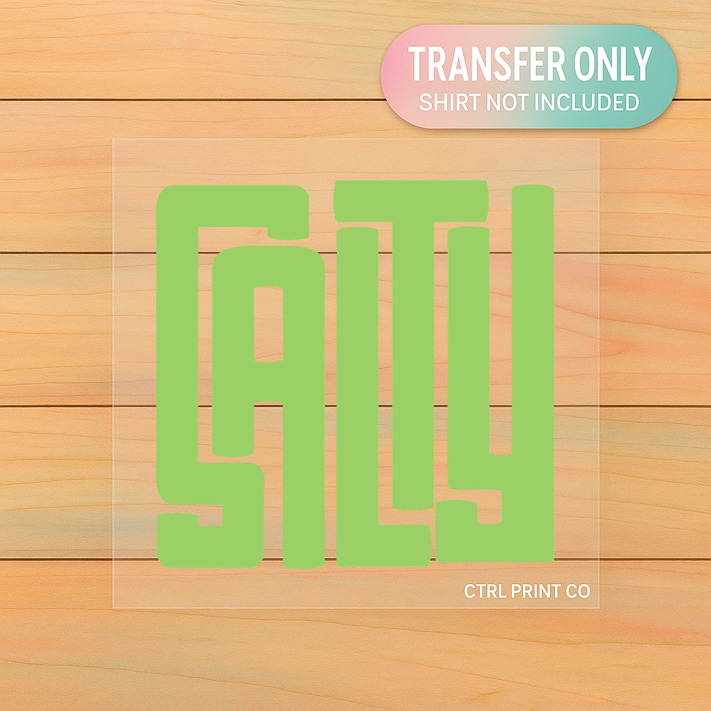 Salty Varsity Letters | Adult DTF Transfer | Ready to Press
