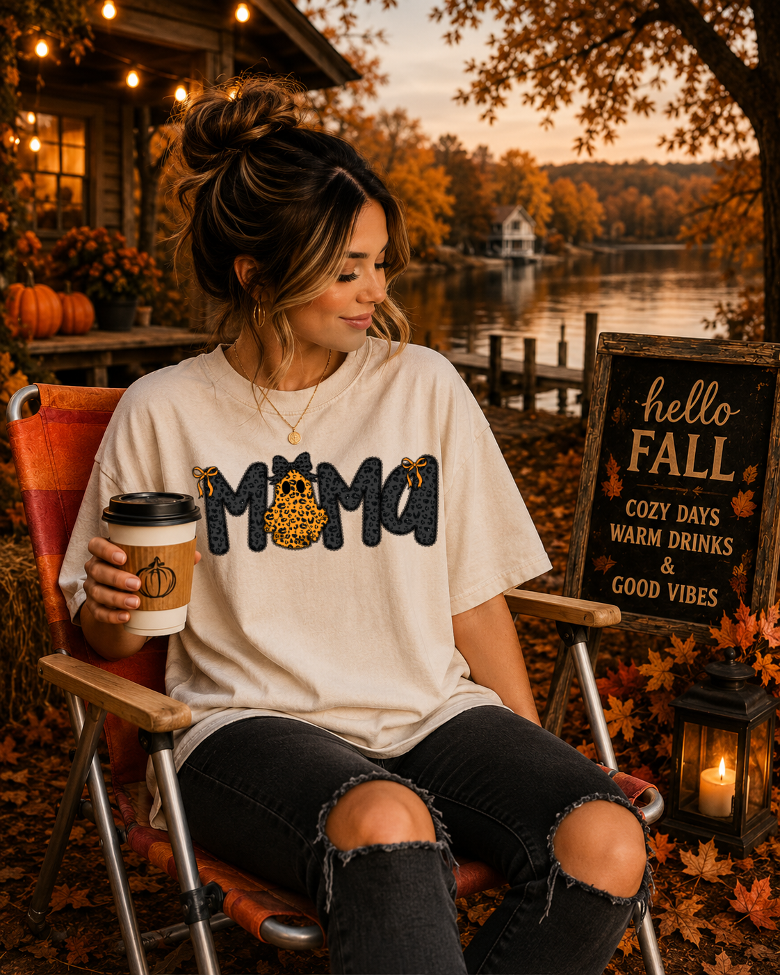 Mama Ghost | Adult DTF Transfer | Ready to Press