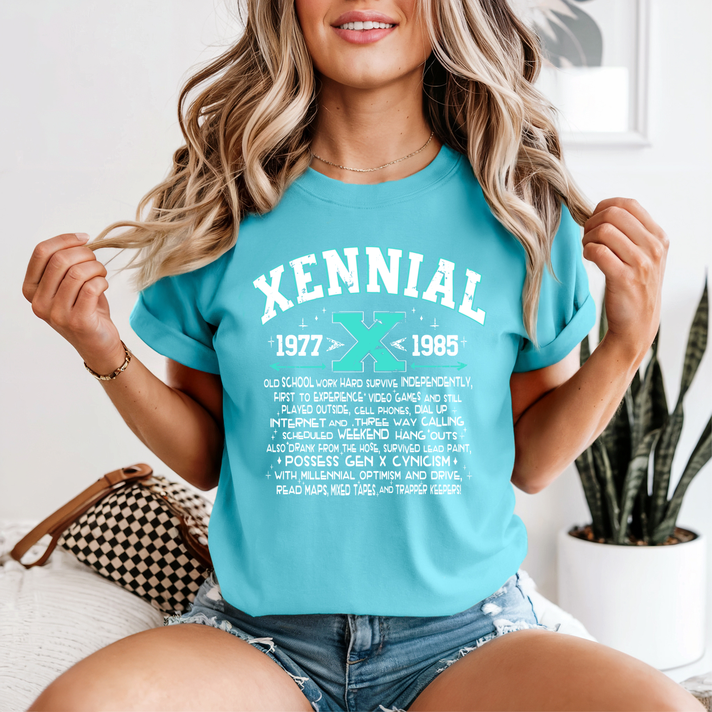 Xennial DTF Transfer | 1977–1985 Old School Gen X + Millennial Print | Retro Nostalgia Design