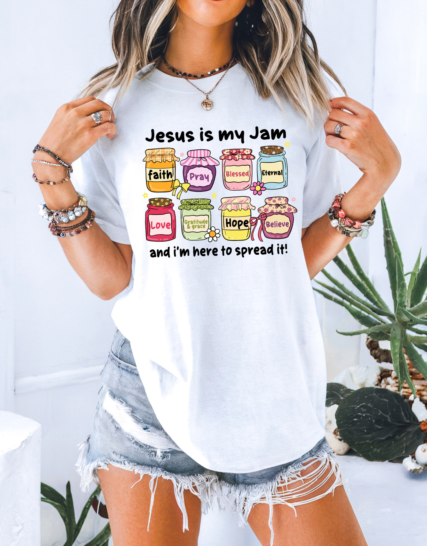 Jesus Is My Jam – Ready to Press DTF Transfer (Adult Size)