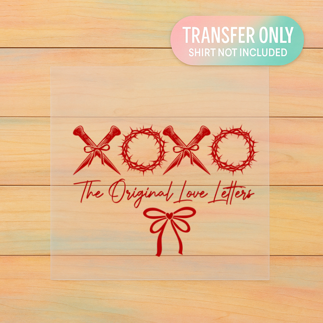 XOXO – The Original Love Letters | Adult DTF Transfer | Ready to Press