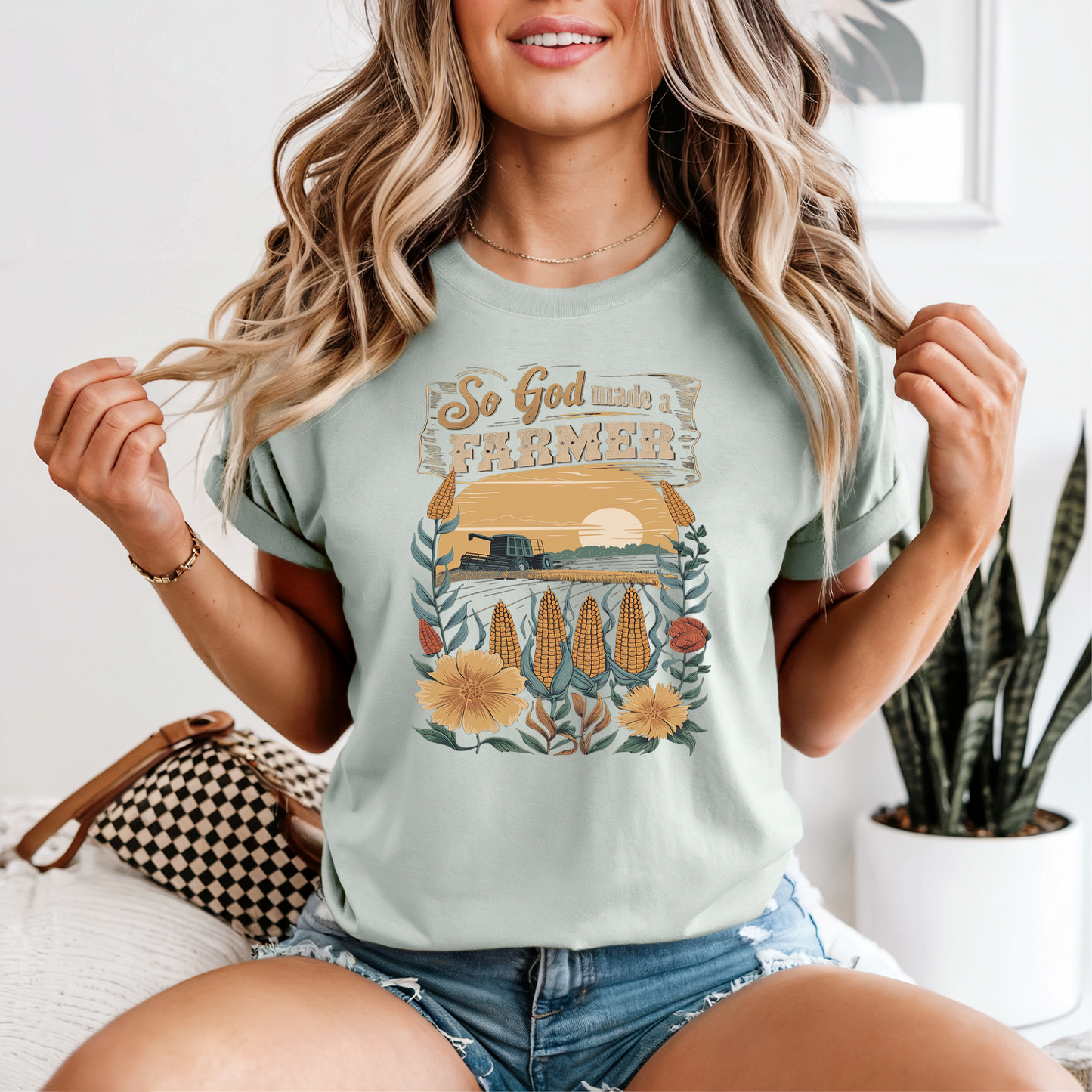 So God Made a Farmer | DTF Transfer | Ready to Press