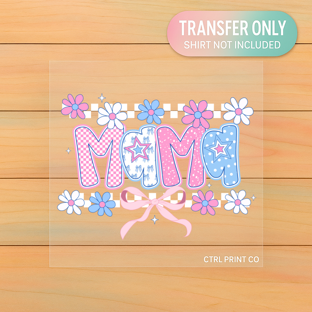 Coquette Mama Bow | Adult DTF Transfer | Ready to Press