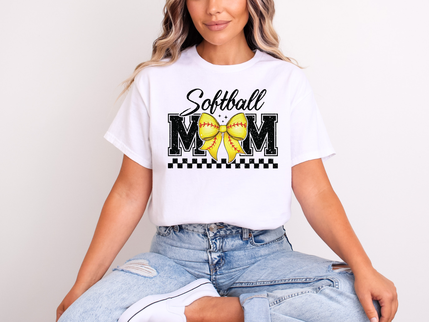 Softball Mom | Adult DTF Transfer | Ready to Press
