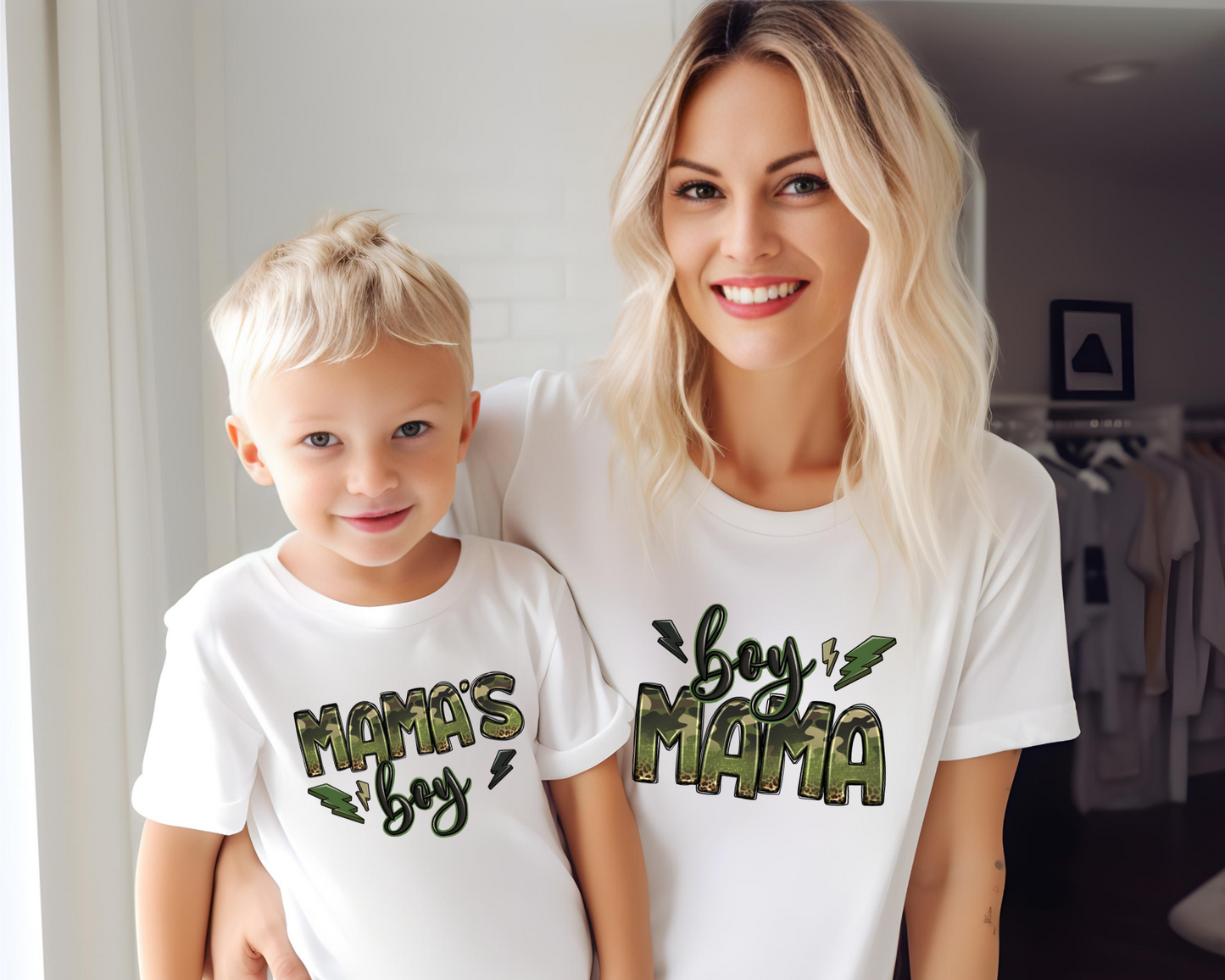 Mama and Mini Camo DTF Transfer Set β Hunting & Outdoors Matching Design