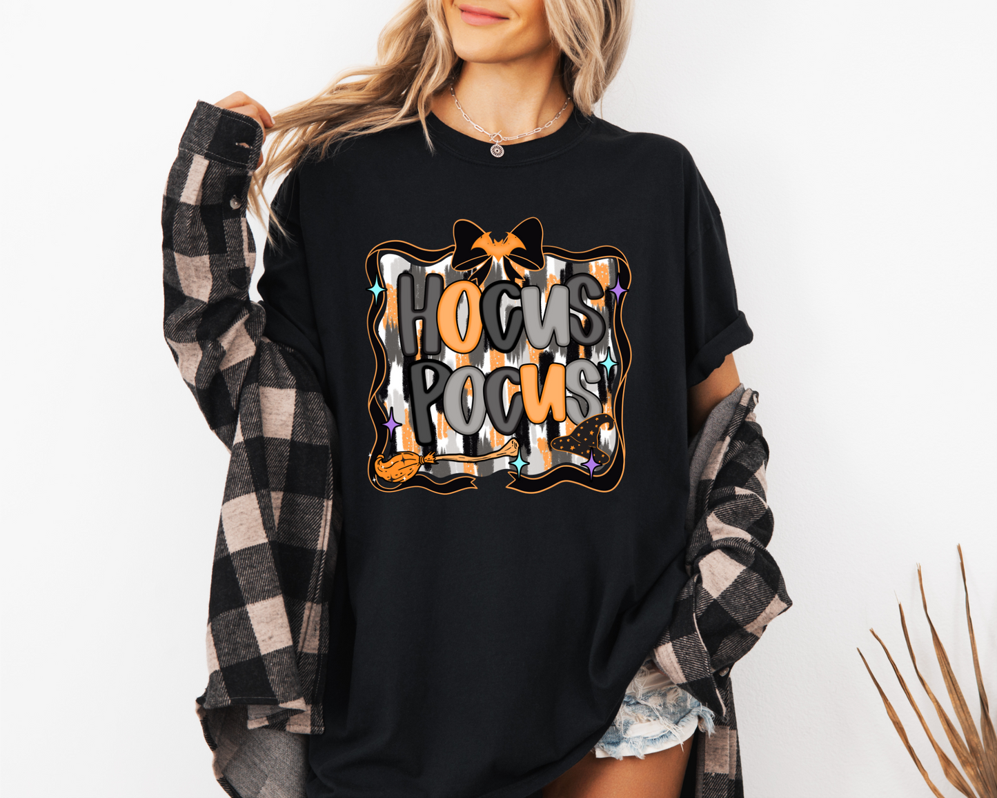 Hocus Pocus DTF Transfer – Adult Size Halloween Witch Design | Ready to Press Heat Transfer