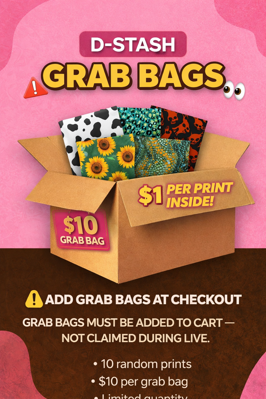 Themed Grab Bag (10 Prints)