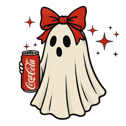 RTS RETRO COCA COLA GHOST DTF DIRECT TO FILM TRANSFER ADULT A36