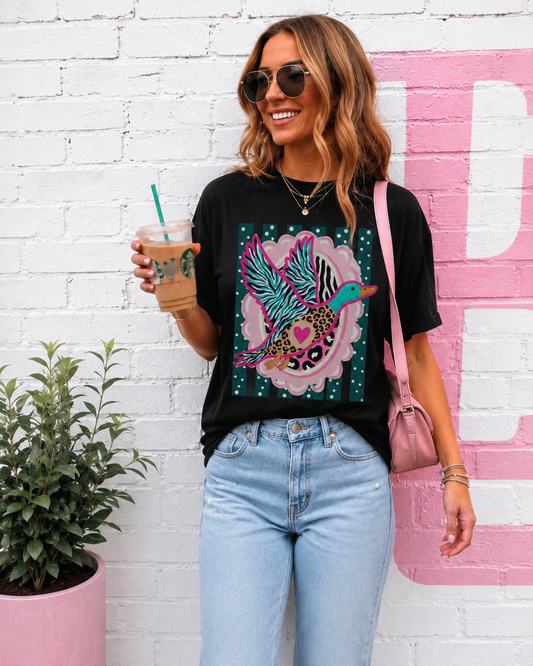 Wild at Heart Duck | Adult DTF Transfer | Ready to Press