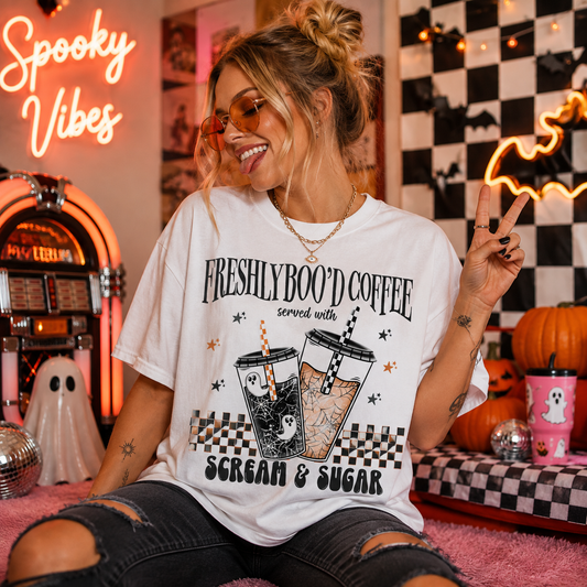 Scream and Sugar | Adult DTF Transfer | Ready to Press