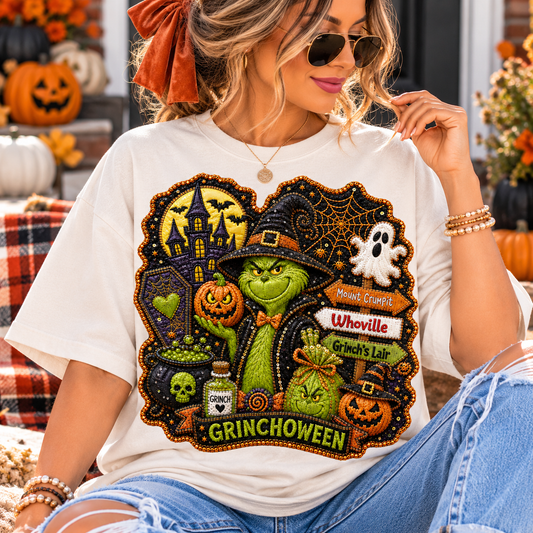 Grinchoween | Adult DTF Transfer | Ready to Press