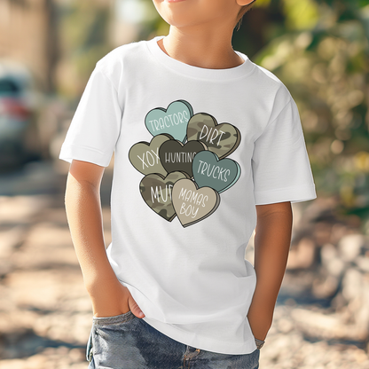 Country Boy Hearts | Youth DTF Transfer | Ready to Press