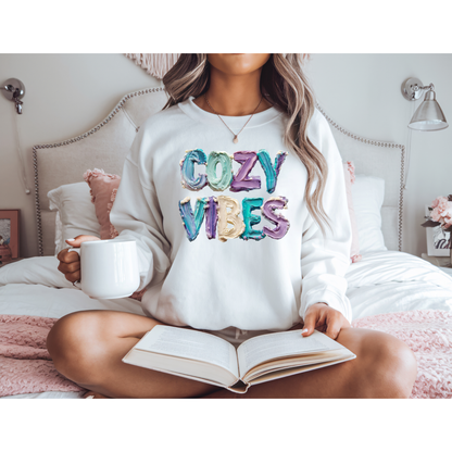 Cozy Vibes| DTF Transfer | Ready to Press
