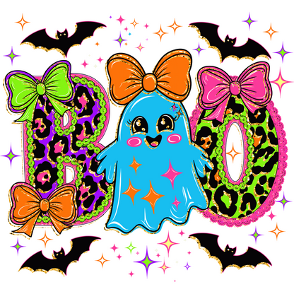 RTS NEON BOO DTF DIRECT TO FILM TRANSFER KIDS A2