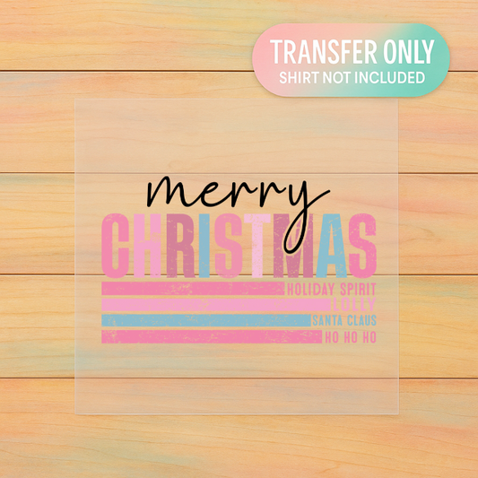 Vintage Christmas | Adult DTF Transfer | Retro Holiday Ready to Press