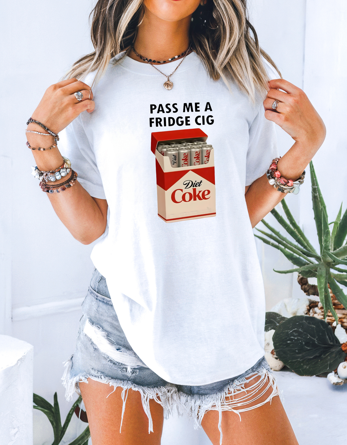 Pass Me a Fridge Cig | Funny Diet Soda DTF Transfer | Ready to Press