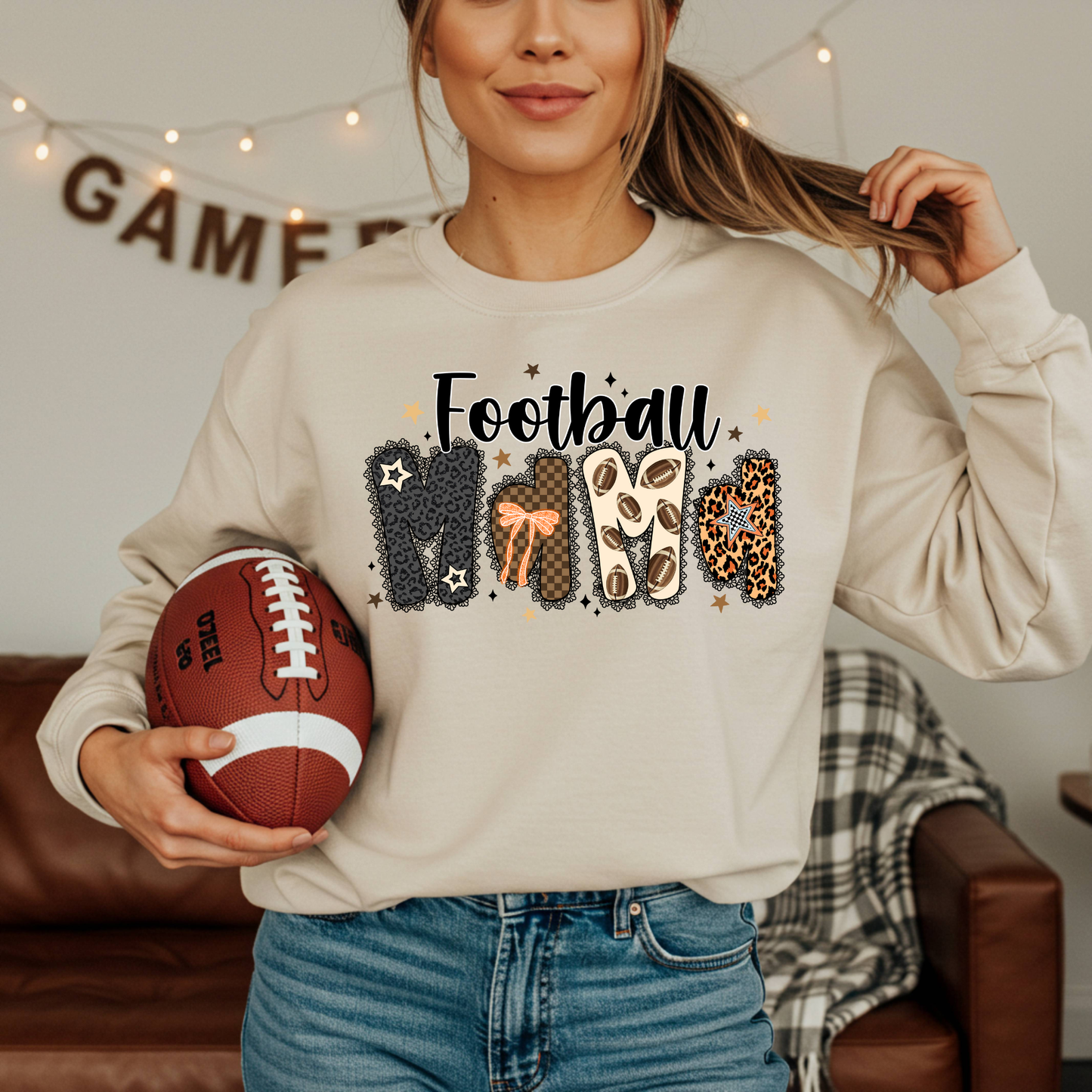Game Day Mama | Neutral Football DTF Transfer | Ready to Press