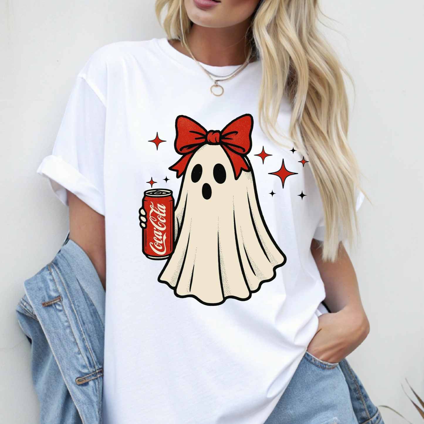 RTS RETRO COCA COLA GHOST DTF DIRECT TO FILM TRANSFER ADULT A36