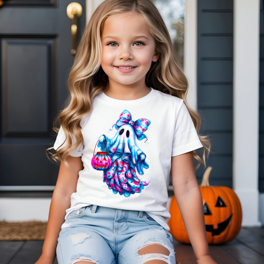 RTS FABRIC FLORAL GHOST DTF DIRECT TO FILM TRANSFER KIDS A1