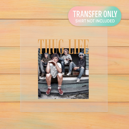 Thug Life Granny Squad DTF Transfer | Funny Retro Grandma Graphic | Vintage Humor Design