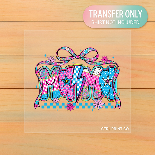 Mama Spring Bow| DTF Transfer | Ready to Press