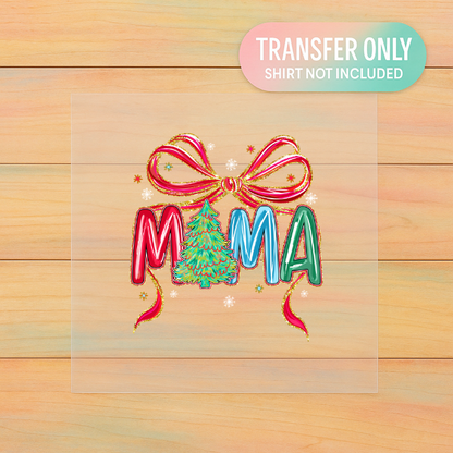 Festive Mama | Adult DTF Transfer | Ready to Press