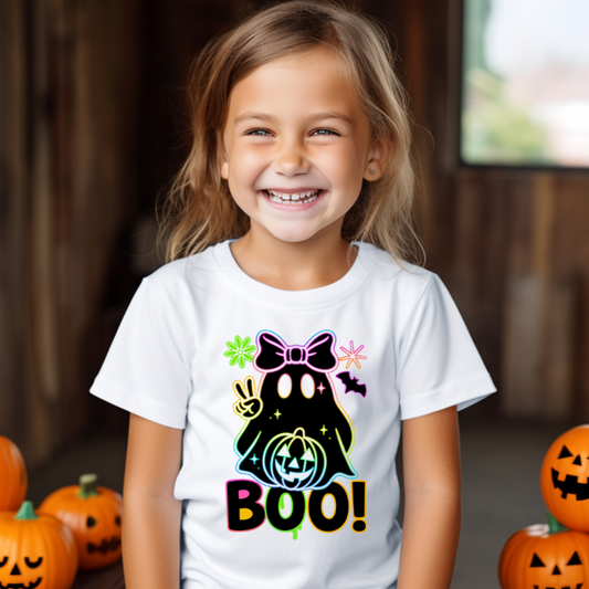 RTS COLOR POP BOO GHOST DTF DIRECT TO FILM TRANSFER KIDS A8