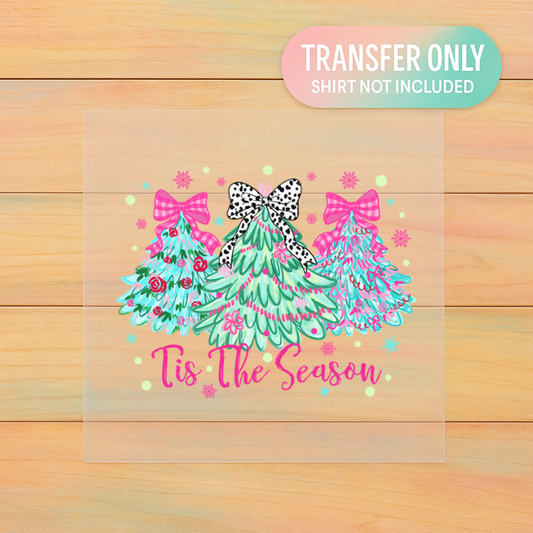’Tis the Season Bow Trees | Adult DTF Transfer | Ready to Press