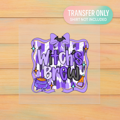 Witches Brew DTF Transfer – Adult Size Halloween Design | Ready to Press Heat Transfer