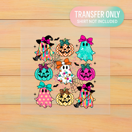 Colorful Boo Crew | Youth DTF Transfer | Ready to Press
