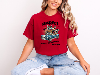 Suspect on E | Adult DTF Transfer | Ready to Press