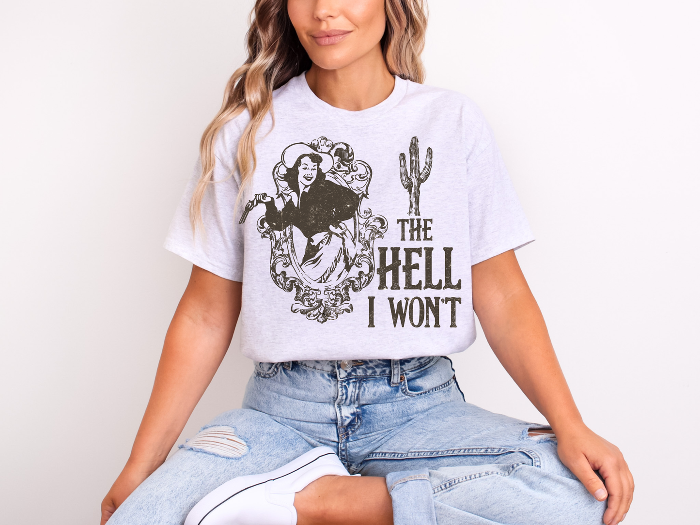 The Hell I Won’t | Adult DTF Transfer | Ready to Press