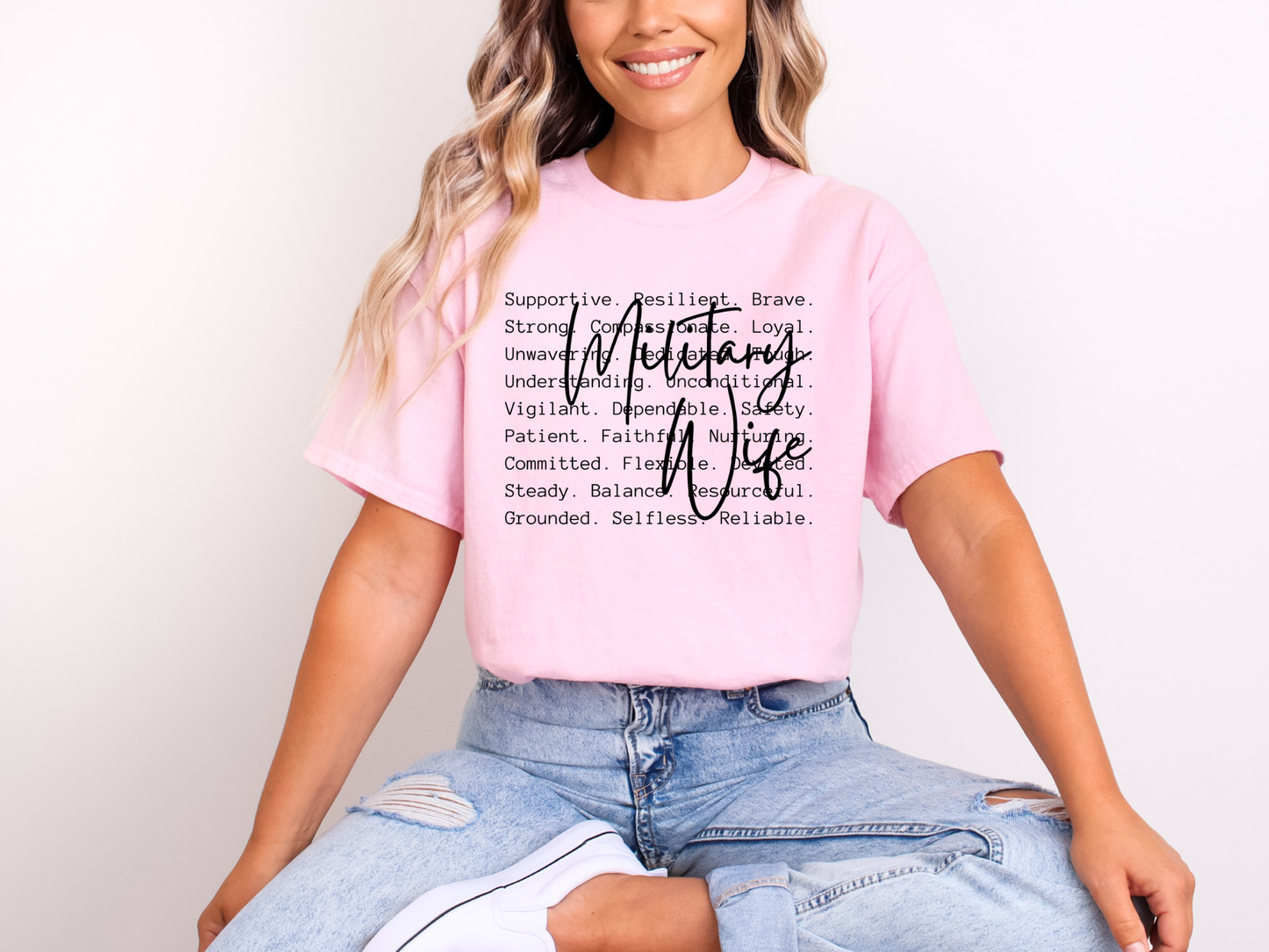 Military Wife Definition | Adult DTF Transfer | Ready to Press