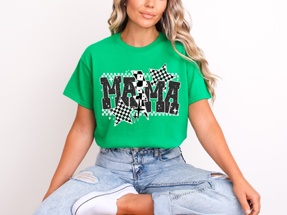 Checkered Stars Mama | Adult DTF Transfer | Ready to Press