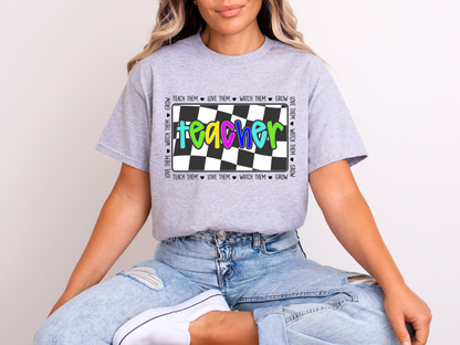 Retro Teacher | Adult DTF Transfer | Ready to Press