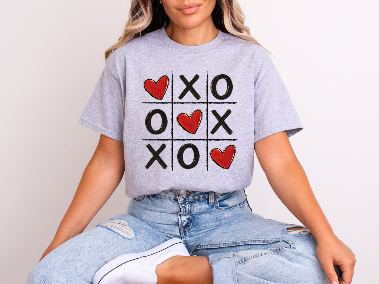 XOXO Tic Tac Toe | Adult DTF Transfer | Ready to Press