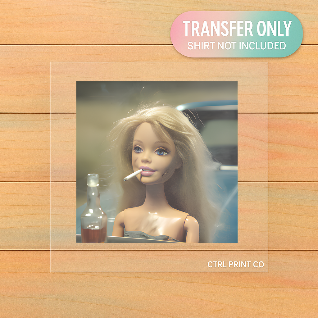 Unbothered Doll Mood | Adult DTF Transfer | Ready to Press